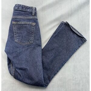 Gap Bootcut Jeans Dark Wash Blue Denim USA Juniors 1 Regular